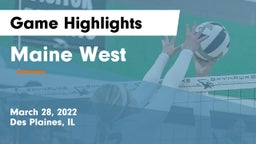 Maine West  Game Highlights - March 28, 2022