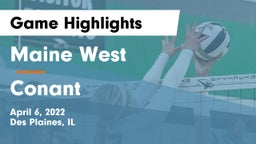 Maine West  vs Conant  Game Highlights - April 6, 2022