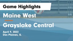 Maine West  vs Grayslake Central  Game Highlights - April 9, 2022