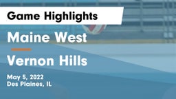Maine West  vs Vernon Hills  Game Highlights - May 5, 2022