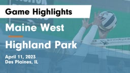 Maine West  vs Highland Park  Game Highlights - April 11, 2023