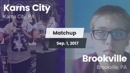Matchup: Karns City vs. Brookville  2017