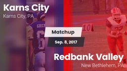 Matchup: Karns City vs. Redbank Valley  2017
