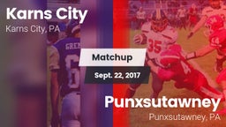 Matchup: Karns City vs. Punxsutawney  2017