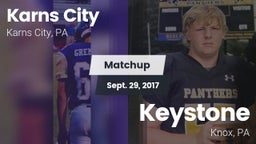 Matchup: Karns City vs. Keystone  2017