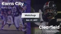 Matchup: Karns City vs. Clearfield  2017