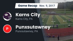Recap: Karns City  vs. Punxsutawney  2017