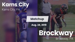 Matchup: Karns City vs. Brockway  2018