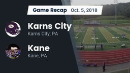 Recap: Karns City  vs. Kane  2018