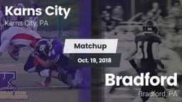 Matchup: Karns City vs. Bradford  2018