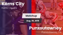 Matchup: Karns City vs. Punxsutawney  2019