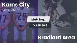 Matchup: Karns City vs. Bradford Area 2019