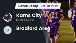 Recap: Karns City  vs. Bradford Area 2019