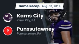 Recap: Karns City  vs. Punxsutawney  2019
