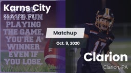 Matchup: Karns City vs. Clarion  2020