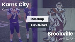 Matchup: Karns City vs. Brookville  2020