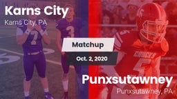 Matchup: Karns City vs. Punxsutawney  2020