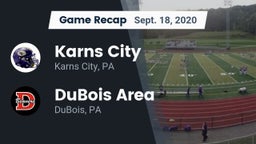 Recap: Karns City  vs. DuBois Area  2020