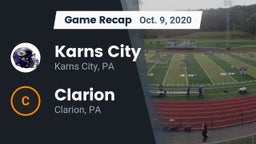 Recap: Karns City  vs. Clarion  2020