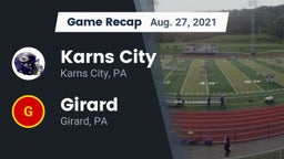 Recap: Karns City  vs. Girard  2021