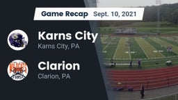 Recap: Karns City  vs. Clarion  2021