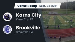 Recap: Karns City  vs. Brookville  2021