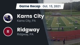 Recap: Karns City  vs. Ridgway  2021
