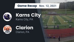 Recap: Karns City  vs. Clarion  2021