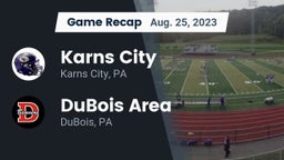 Recap: Karns City  vs. DuBois Area  2023