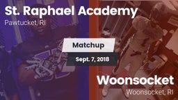 Matchup: St. Raphael Academy vs. Woonsocket  2018
