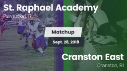 Matchup: St. Raphael Academy vs. Cranston East  2018