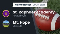 Recap: St. Raphael Academy  vs. Mt. Hope  2021