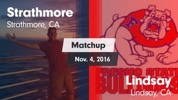 Matchup: Strathmore vs. Lindsay  2016