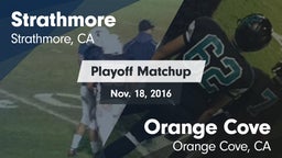 Matchup: Strathmore vs. Orange Cove  2016