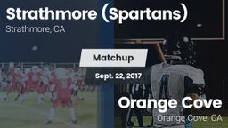 Matchup: Strathmore High vs. Orange Cove  2017