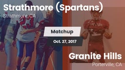 Matchup: Strathmore High vs. Granite Hills  2017