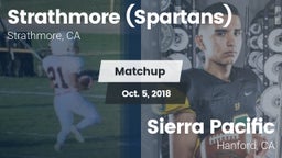 Matchup: Strathmore High vs. Sierra Pacific  2018