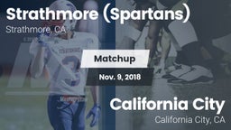Matchup: Strathmore High vs. California City  2018