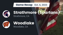 Recap: Strathmore (Spartans) vs. Woodlake  2023