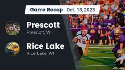 Recap: Prescott  vs. Rice Lake  2023