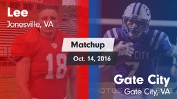 Matchup: Lee vs. Gate City  2016