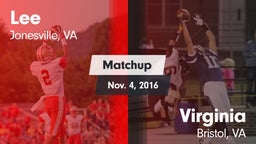 Matchup: Lee vs. Virginia  2016