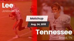 Matchup: Lee vs. Tennessee  2018