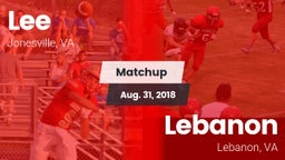 Matchup: Lee vs. Lebanon  2018