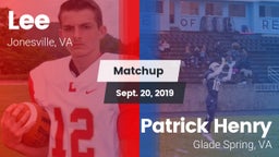 Matchup: Lee vs. Patrick Henry  2019