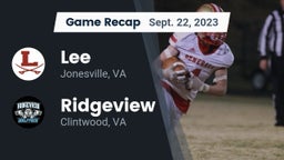 Recap: Lee  vs. Ridgeview  2023