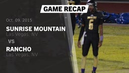 Recap: Sunrise Mountain  vs. Rancho  2015