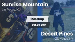Matchup: Sunrise Mountain vs. Desert Pines  2017