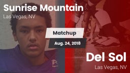 Matchup: Sunrise Mountain vs. Del Sol  2018