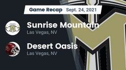 Recap: Sunrise Mountain  vs. Desert Oasis  2021